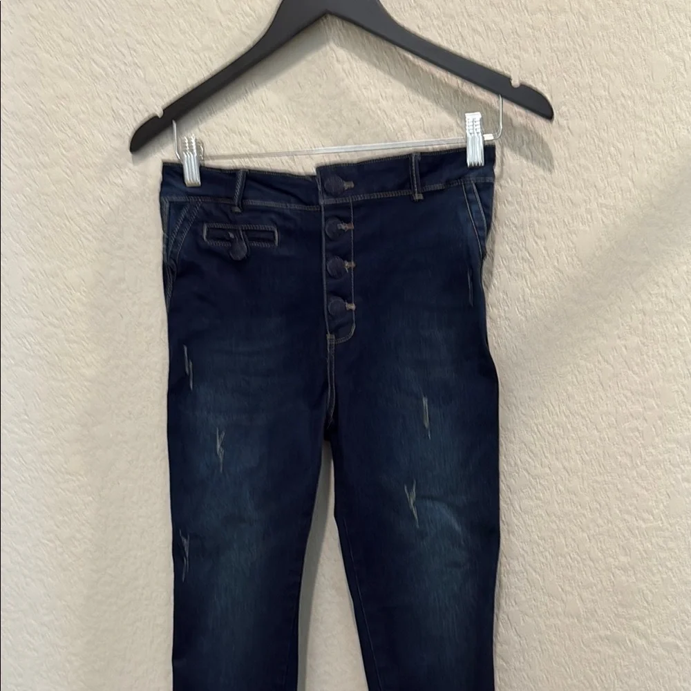 Dark Blue High-Waisted Jeans size 28 NWT
